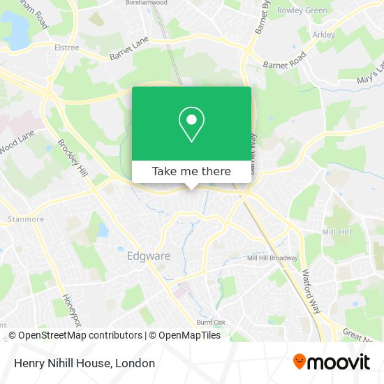 Henry Nihill House map