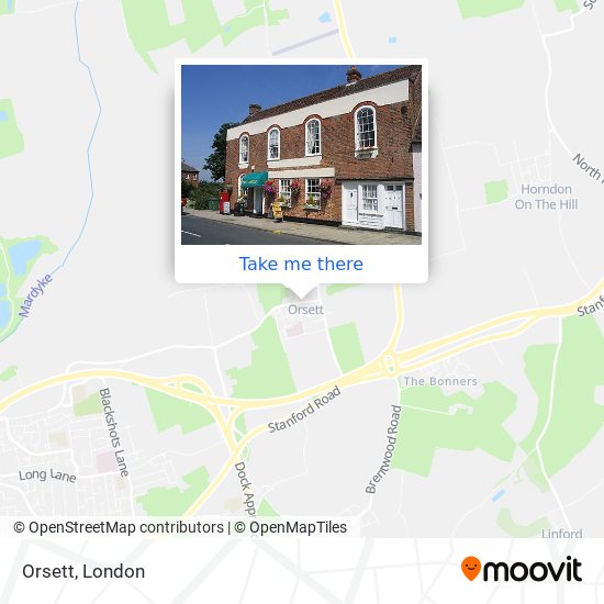 Orsett map
