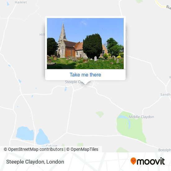 Steeple Claydon map