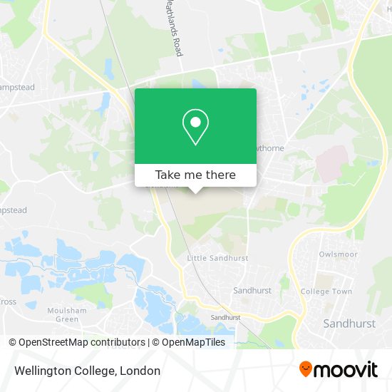 Wellington College map