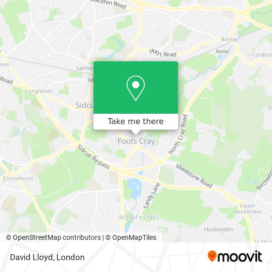 David Lloyd map