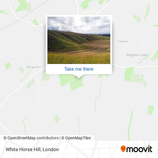 White Horse Hill map