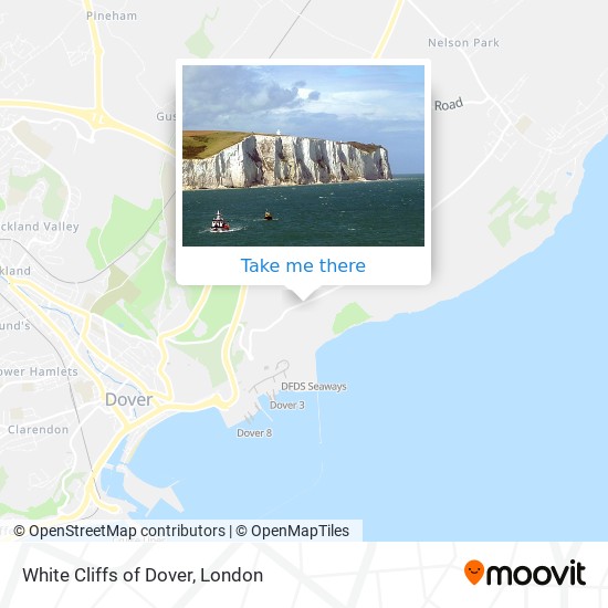 cliffs of dover map