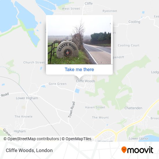 Cliffe Woods map