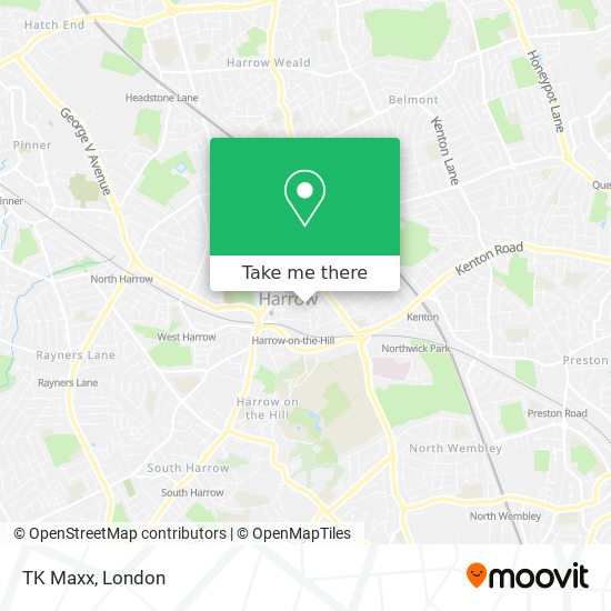 TK Maxx map