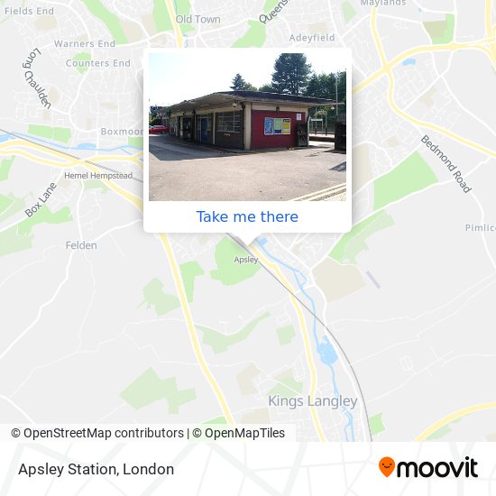 Apsley Station map
