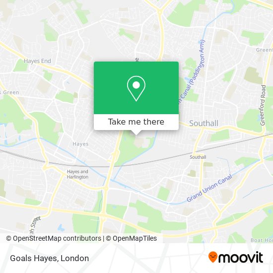 Goals Hayes map