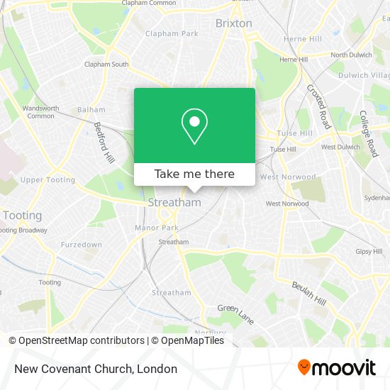 New Covenant Church map