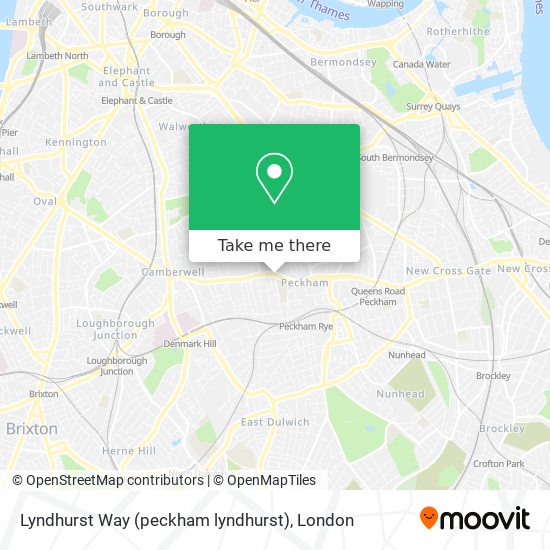 Lyndhurst Way (peckham lyndhurst) map