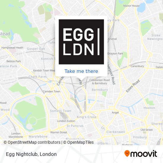 Egg Nightclub map