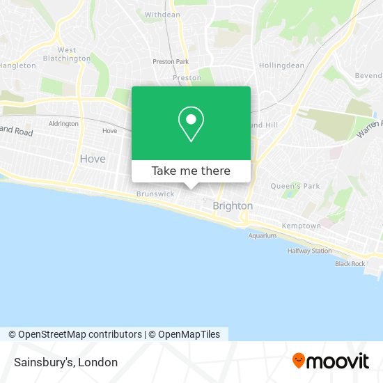 Sainsbury's map