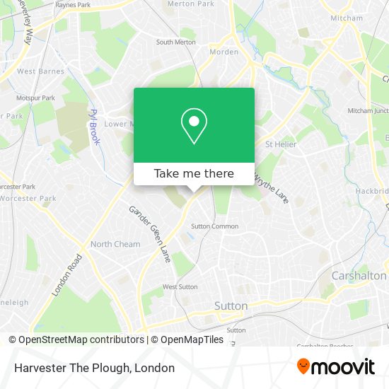 Harvester The Plough map