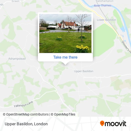 Upper Basildon map
