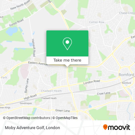 Moby Adventure Golf map