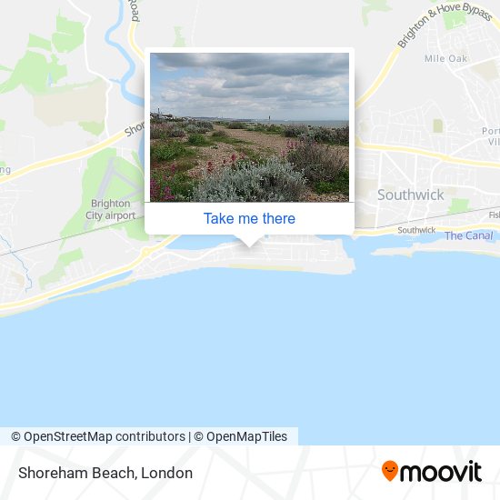 Shoreham Beach map