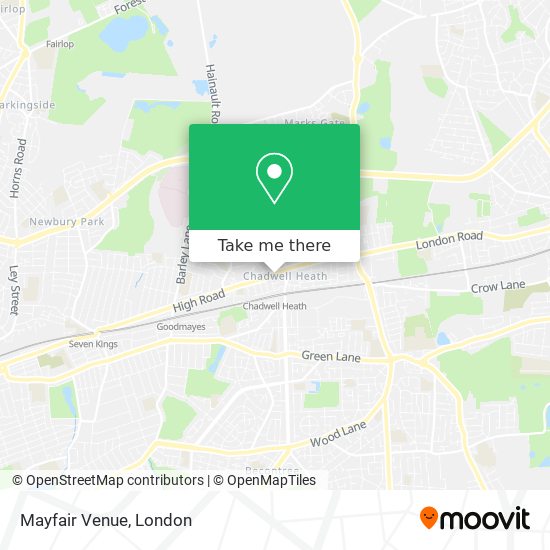 Mayfair Venue map