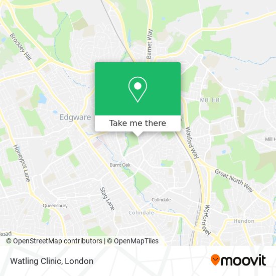 Watling Clinic map