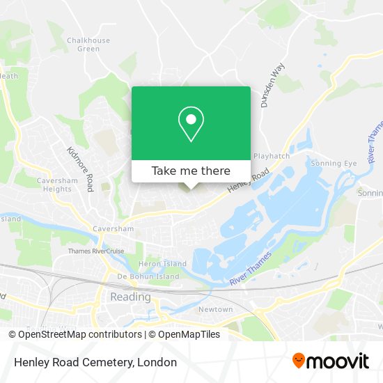 Henley Road Cemetery map