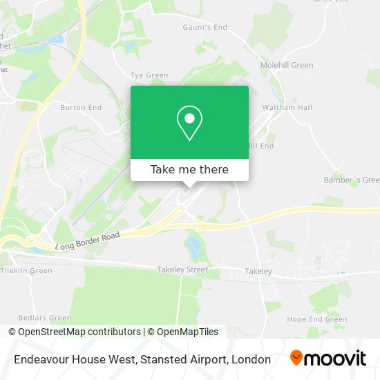 Endeavour House West, Stansted Airport map