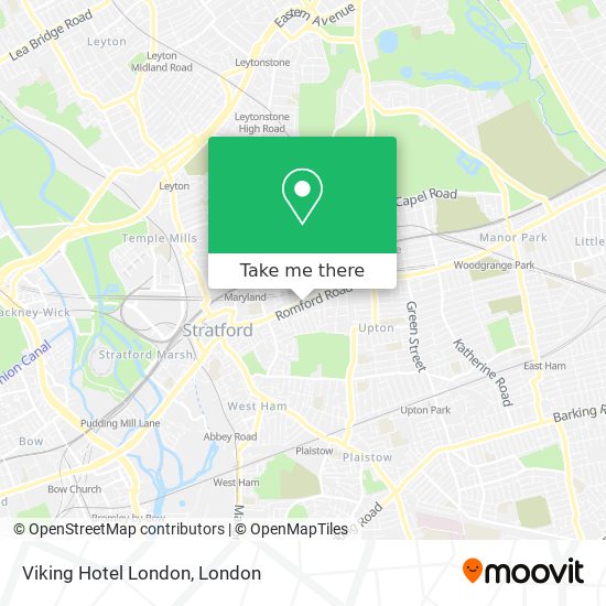 Viking Hotel London map