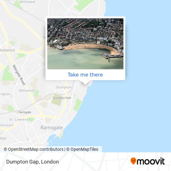 Dumpton Gap map