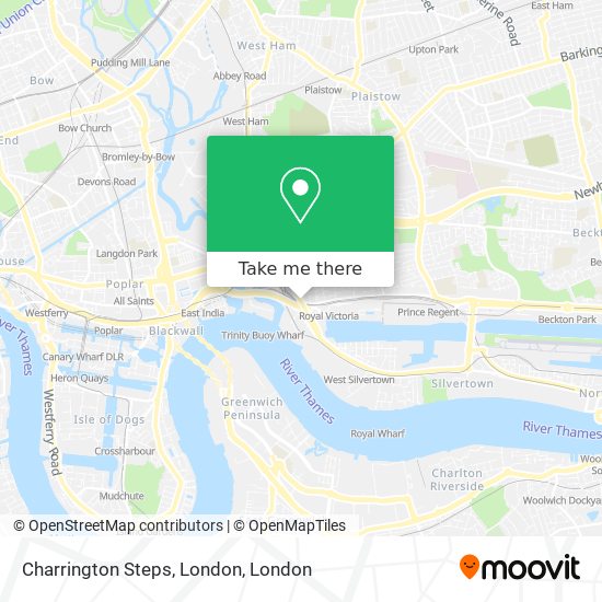 Charrington Steps, London map