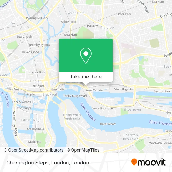 Charrington Steps, London map