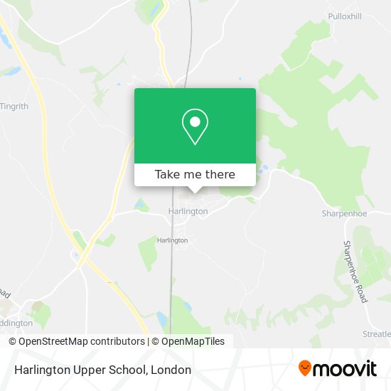 Harlington Upper School map