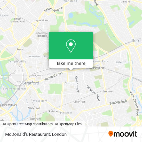 McDonald's Restaurant map