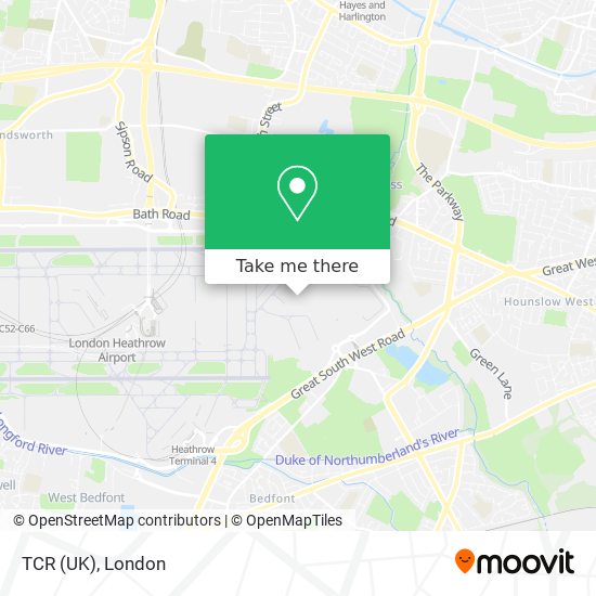 TCR (UK) map