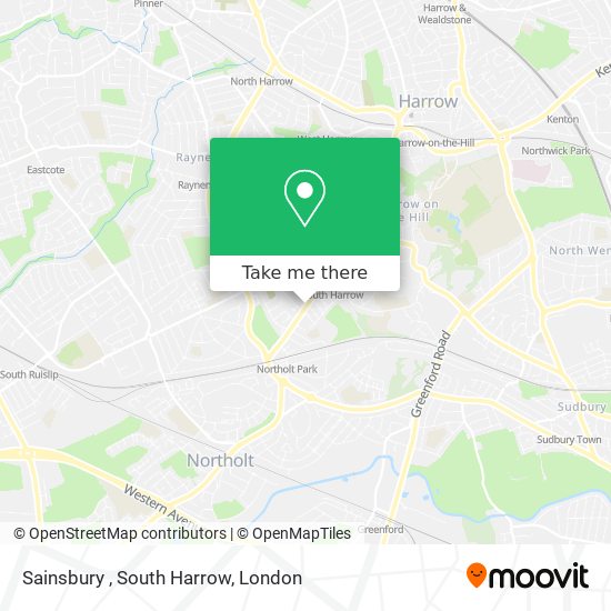 Sainsbury , South Harrow map