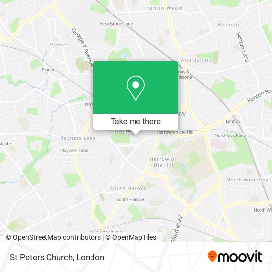 St Peters Church map