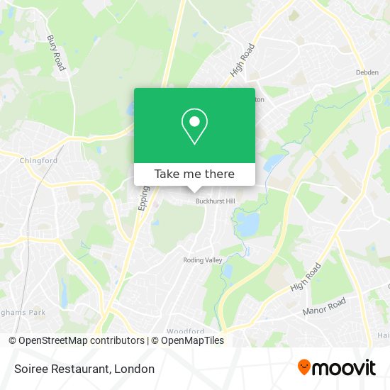 Soiree Restaurant map