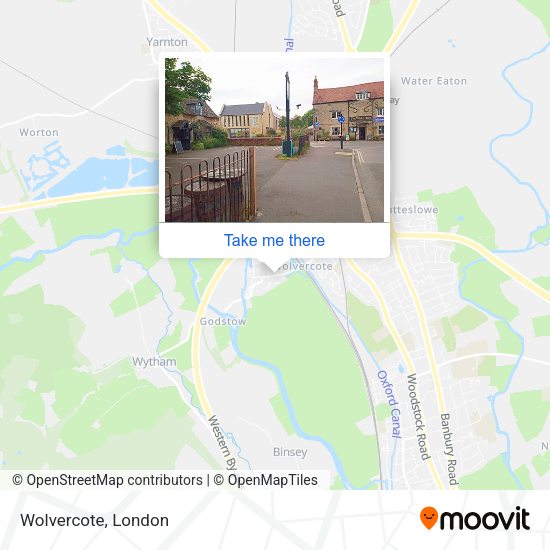 Wolvercote map