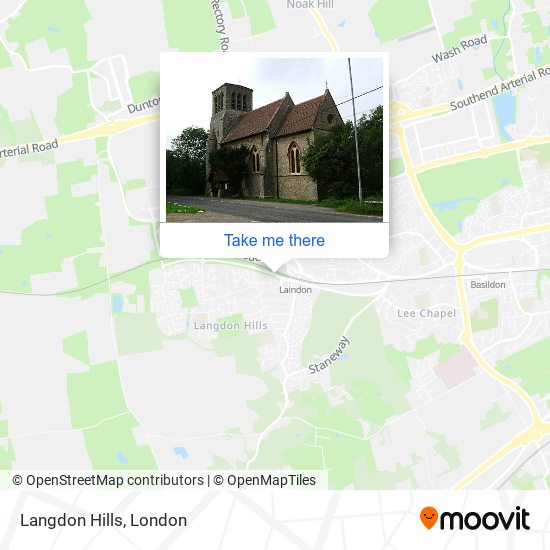 Langdon Hills map