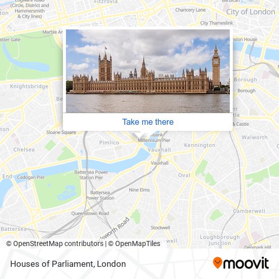Houses of Parliament map