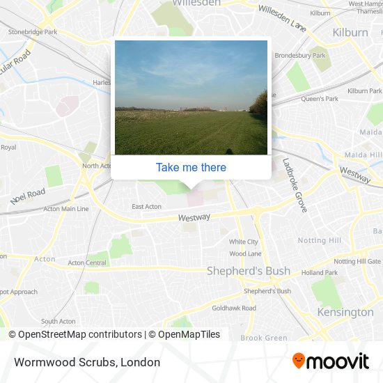 Wormwood Scrubs map