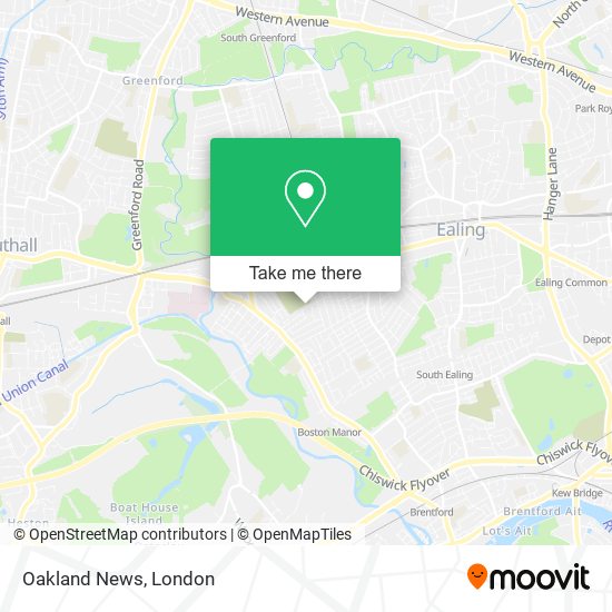 Oakland News map