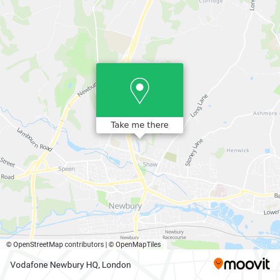 Vodafone Newbury HQ map