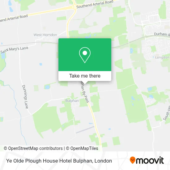 How to Get to Ye Olde Plough House Hotel Bulphan in Thurrock by Bus or ...
