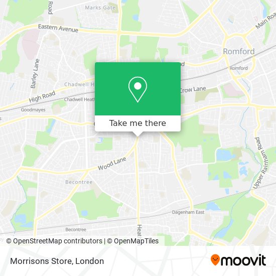 Morrisons Store map