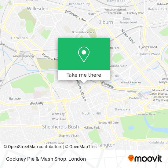 Cockney Pie & Mash Shop map