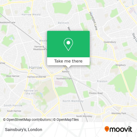 Sainsbury's map