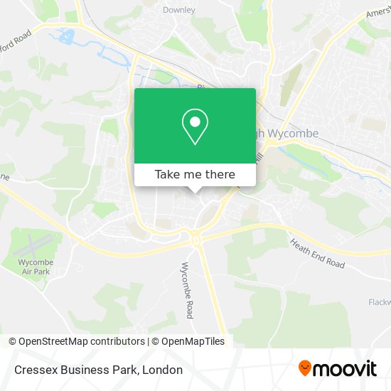 Cressex Business Park map