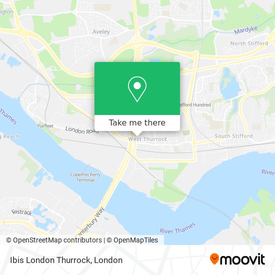 Ibis London Thurrock map