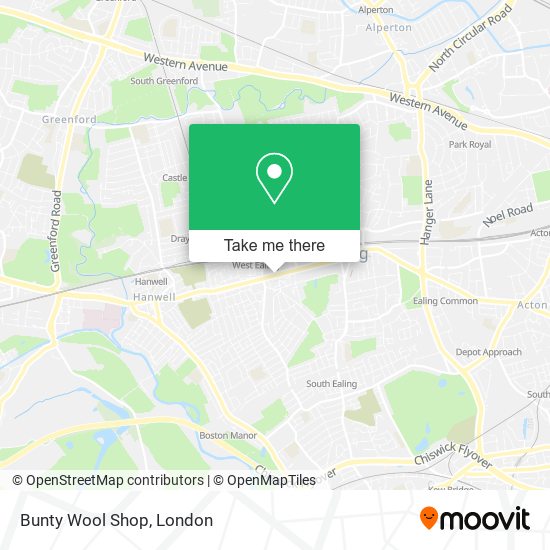 Bunty Wool Shop map