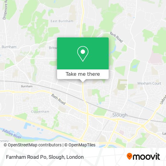 Farnham Road Po, Slough map