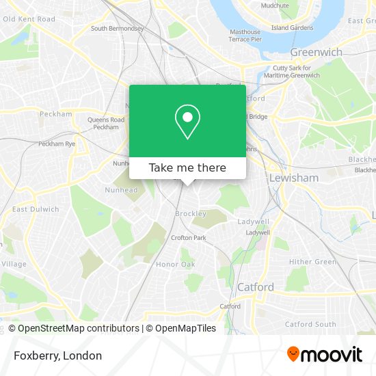 Foxberry map