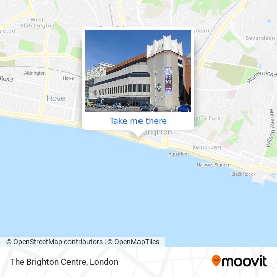 The Brighton Centre map