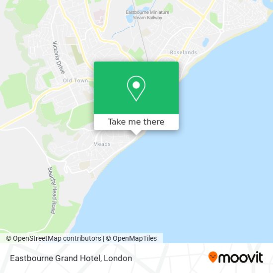 Eastbourne Grand Hotel map